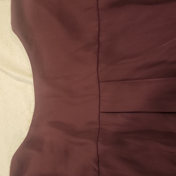 Long sleeve blouse,deep wine - Picture 5 of 5